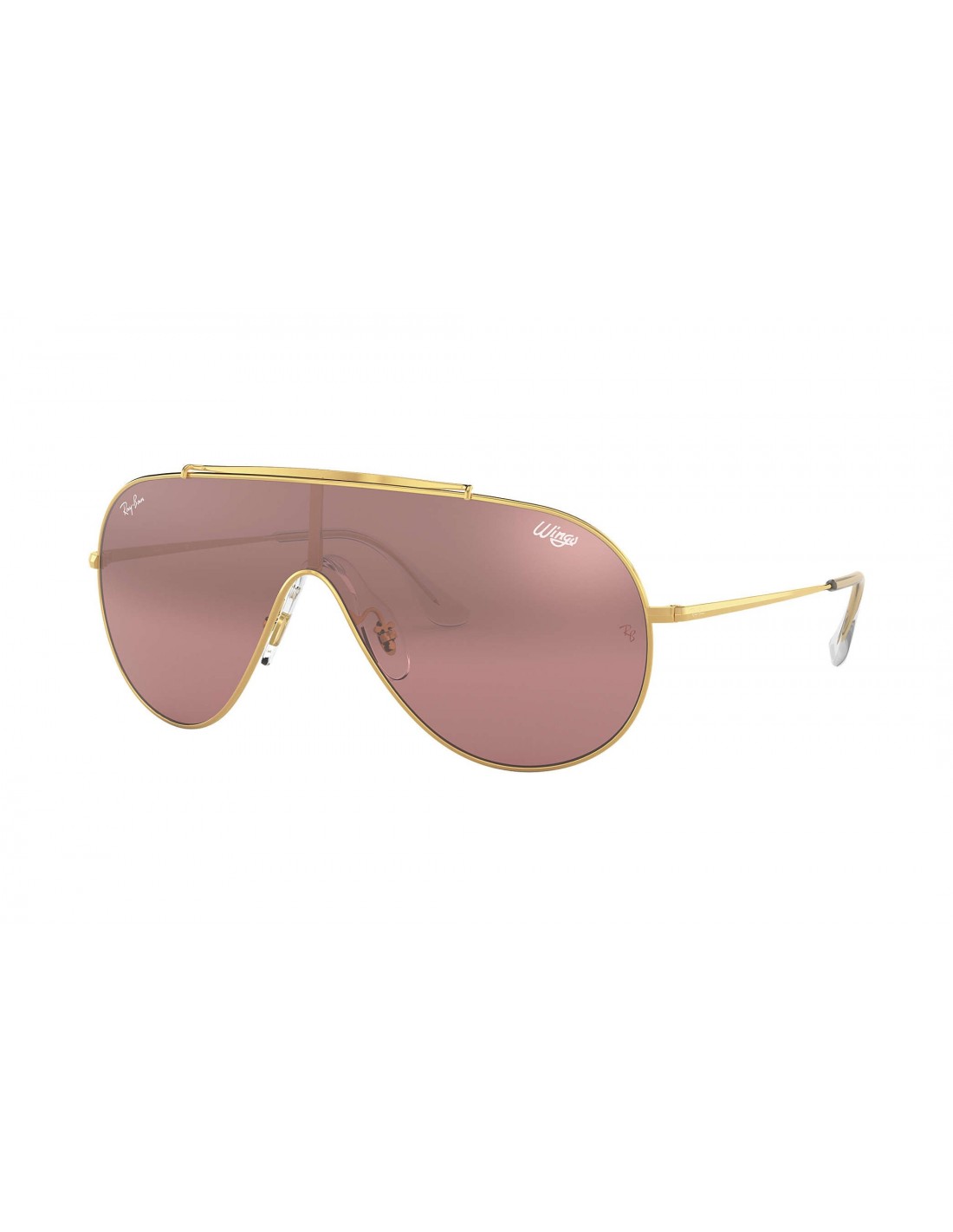 Lentes de sol Ray Ban Rb3597 9050/Y2 Wings I Rosa Espejo Dorado