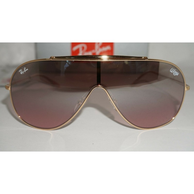 Lentes de sol Ray Ban Rb3597 9050/Y2 Wings I Rosa Espejo Dorado