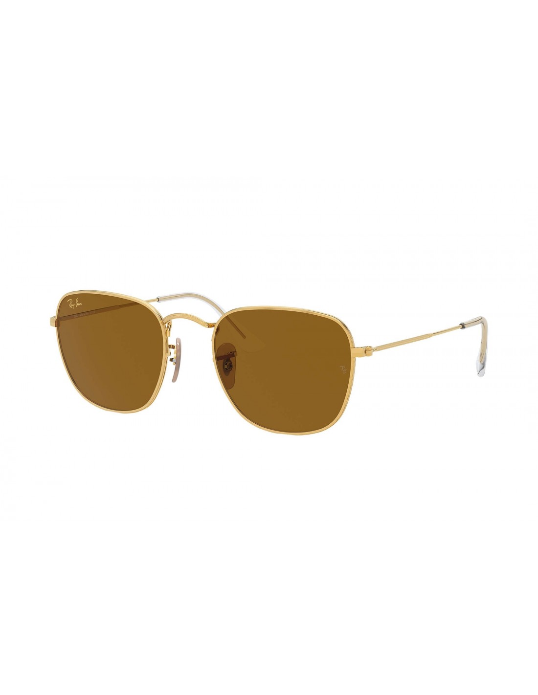 Lentes de sol Ray Ban Rb3857 919633 Frank legend Gold Cafe B-15 Original