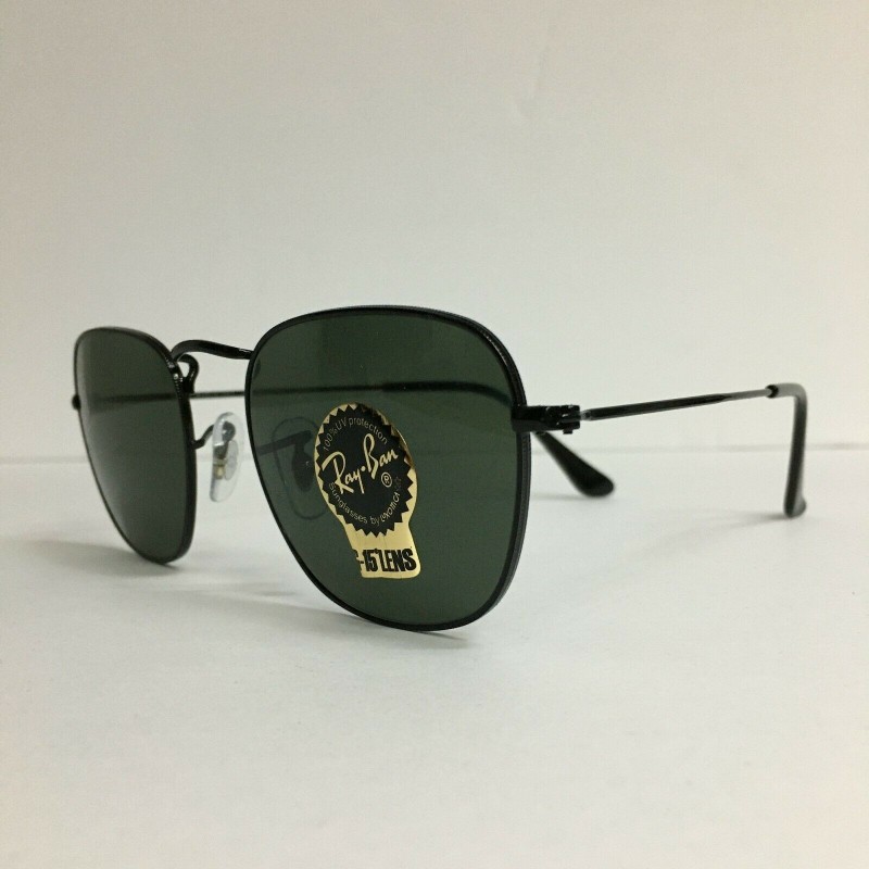 Lentes de sol Ray Ban Rb3857 919931 Frank legend Gold Negro G-15 Original