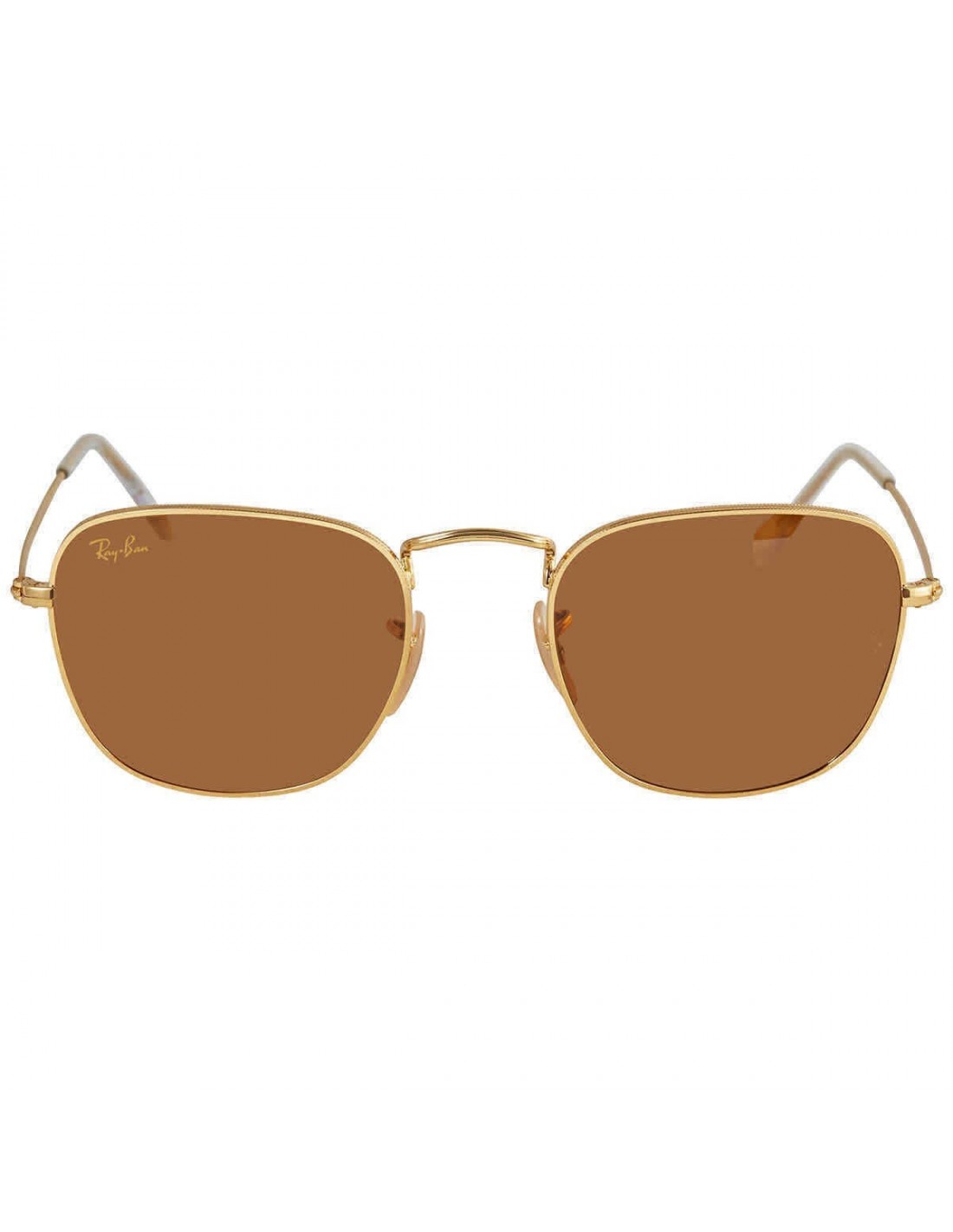 Lentes de sol Ray Ban Rb3857 919633 Frank legend Gold Cafe B-15 Original