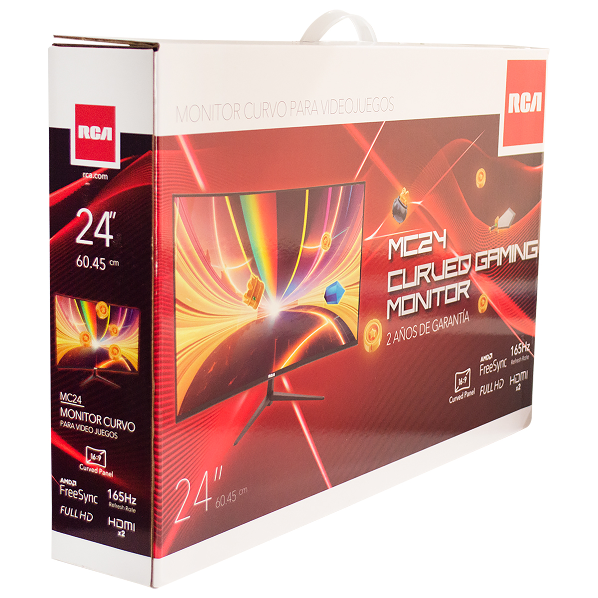 Monitor RCA Curvo 24" HD