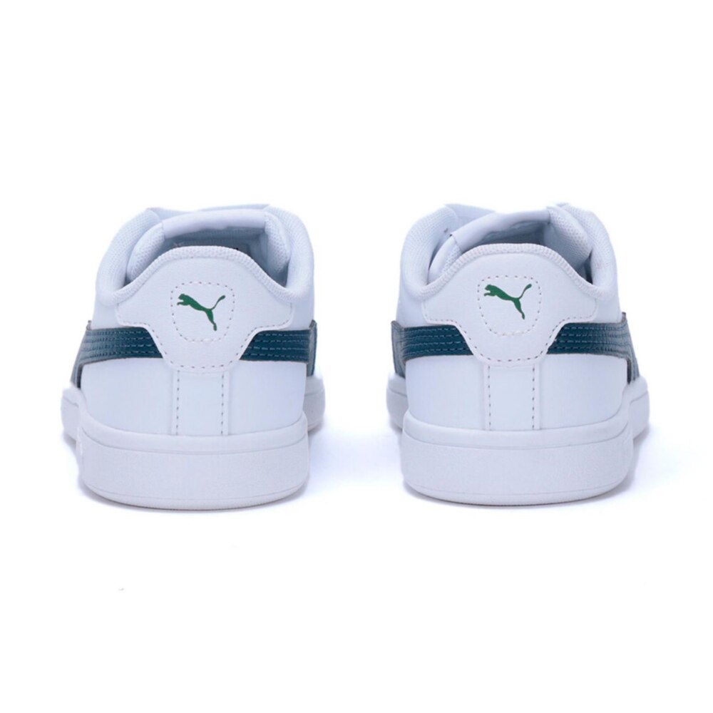 Tenis Casual Puma Smash 3.0 Color Blanco Para Niño