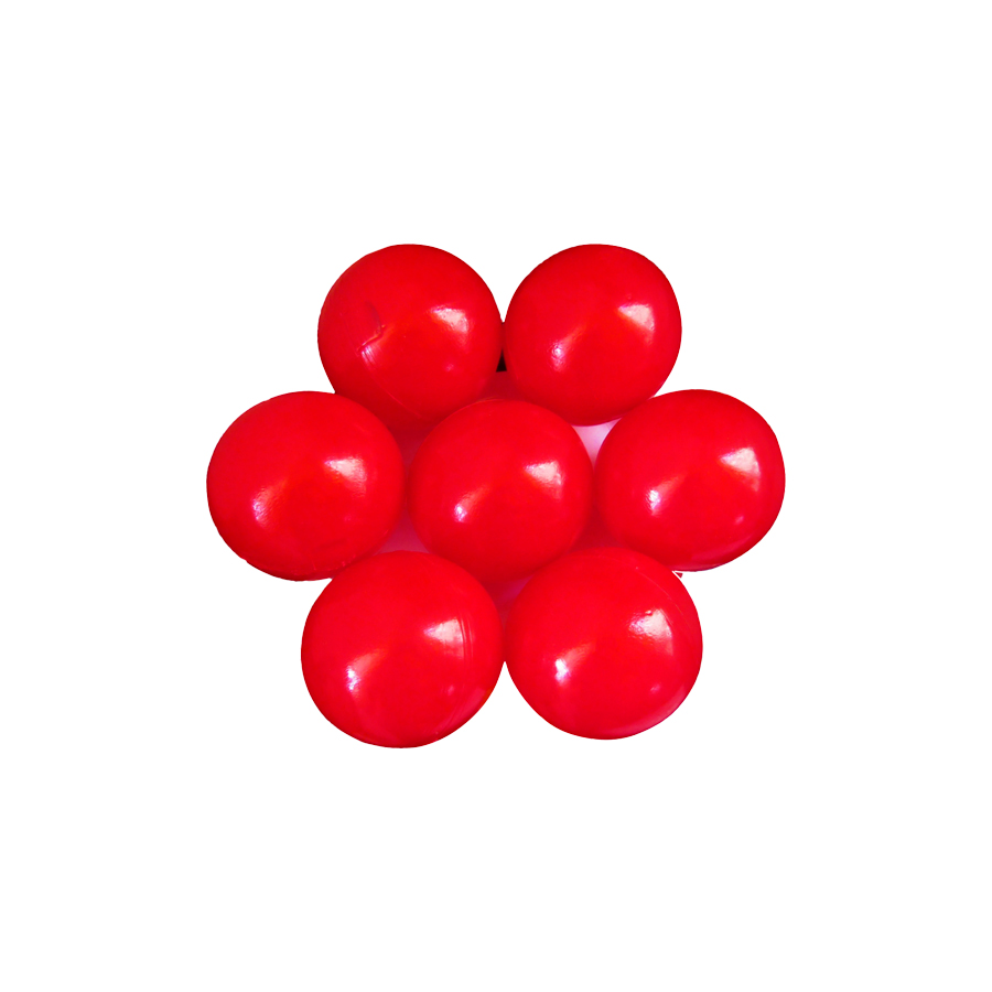 Pelotas Para Alberca *50pzs.* Libres De Plomo Color Rojo