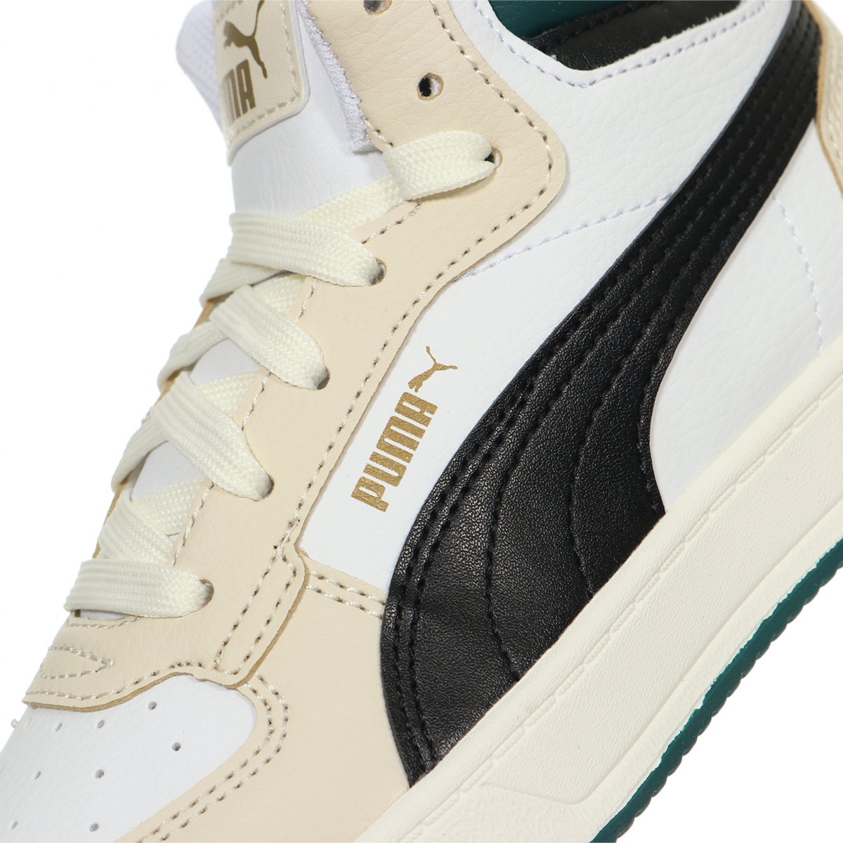 Tenis Casual Puma Caven 2.0 Mid Color Beige Para Niño