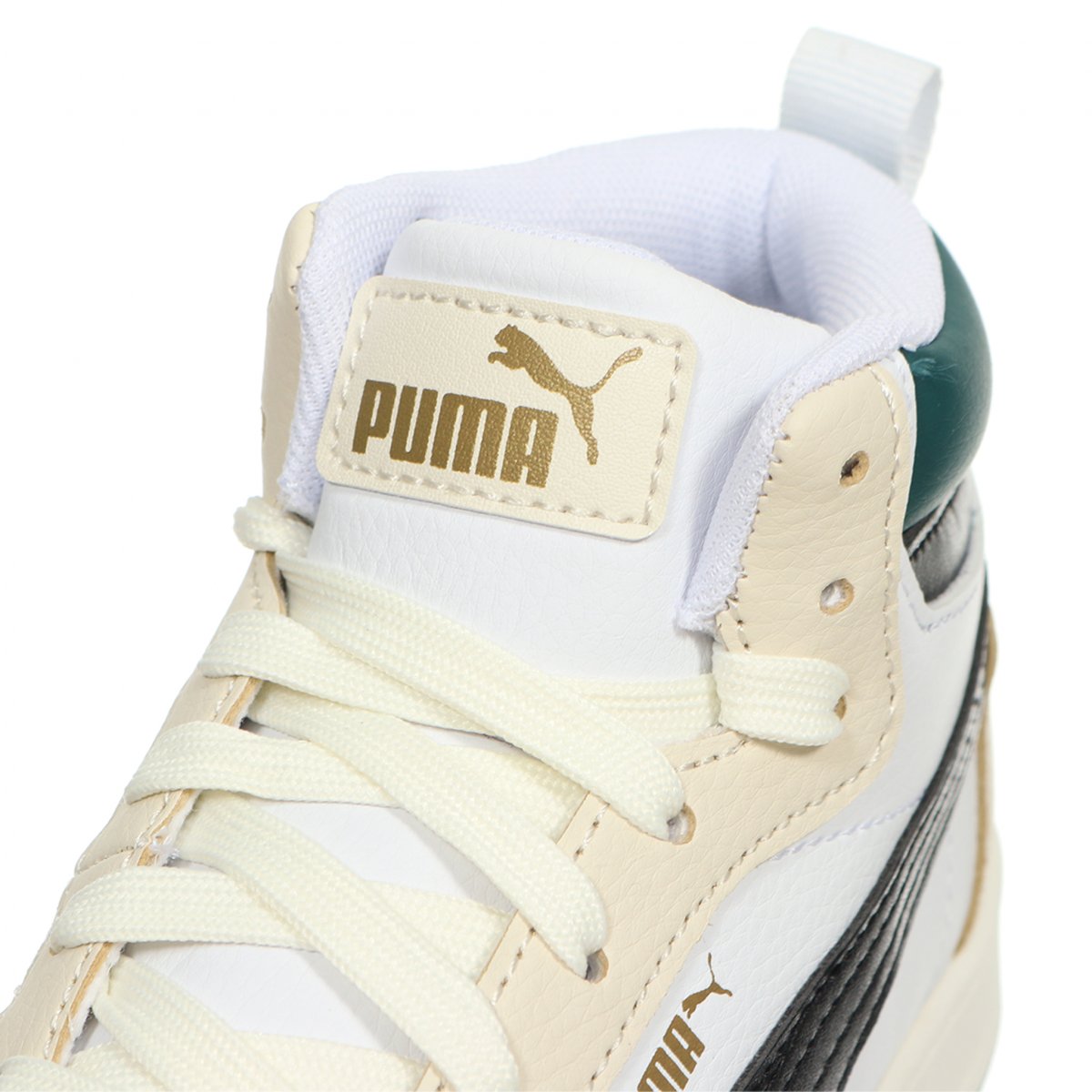 Tenis Casual Puma Caven 2.0 Mid Color Beige Para Niño