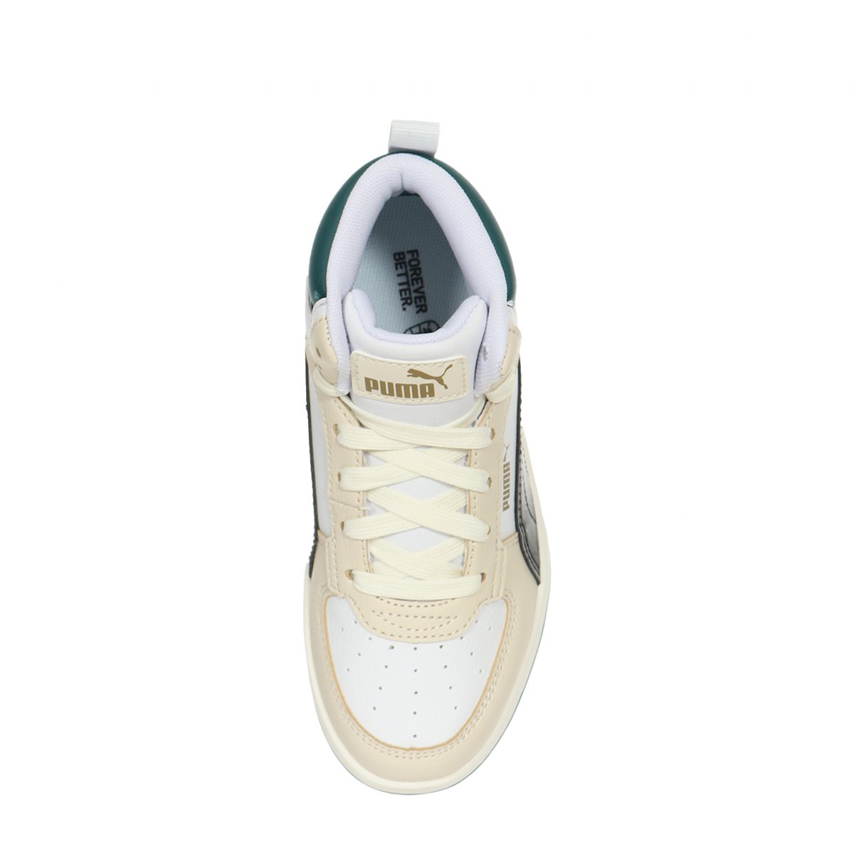 Tenis Casual Puma Caven 2.0 Mid Color Beige Para Niño