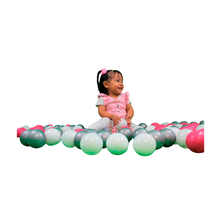 Pelotas Para Alberca *100 pzs.* Libres De Plomo Color Rosa 