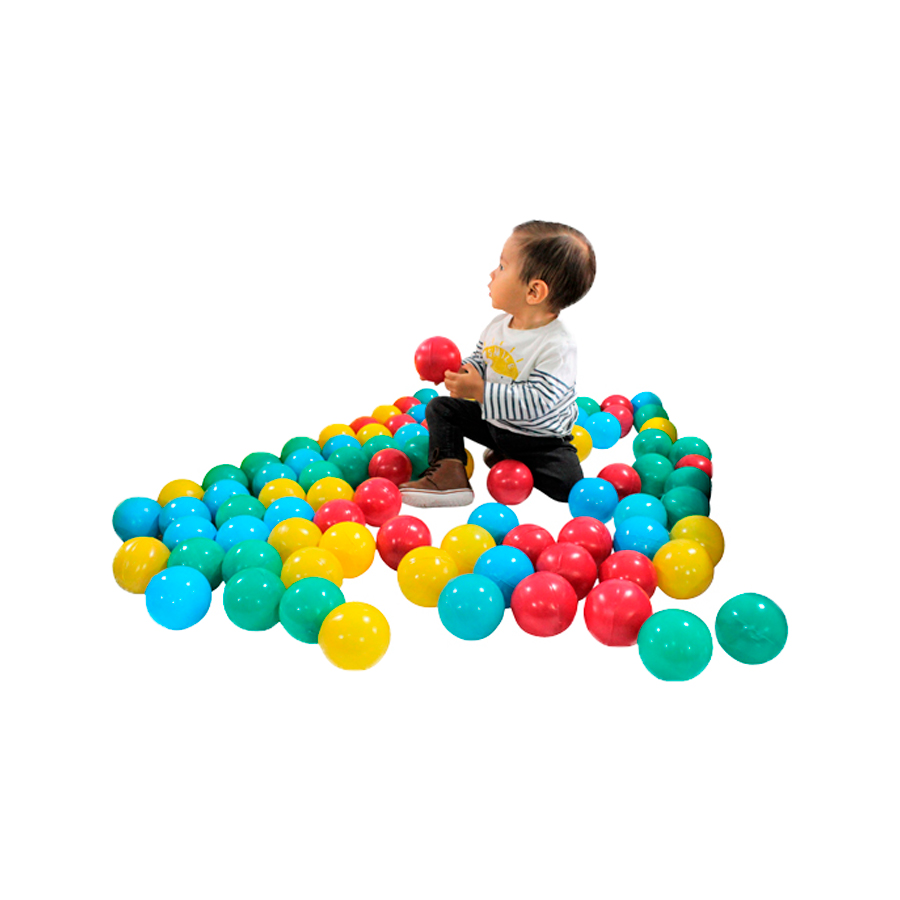 Pelotas Para Alberca *100 pzs.* Libres De Plomo Color Amarillo 