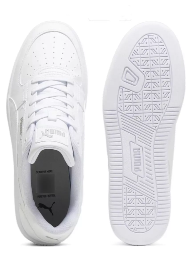 Tenis Casual Puma Caven 2.0 Superlogo Color Blanco Para Hombre.