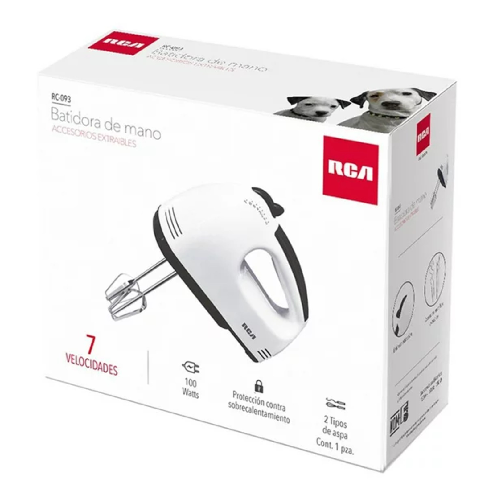 BATIDORA DE MANO RCA 7 VEL