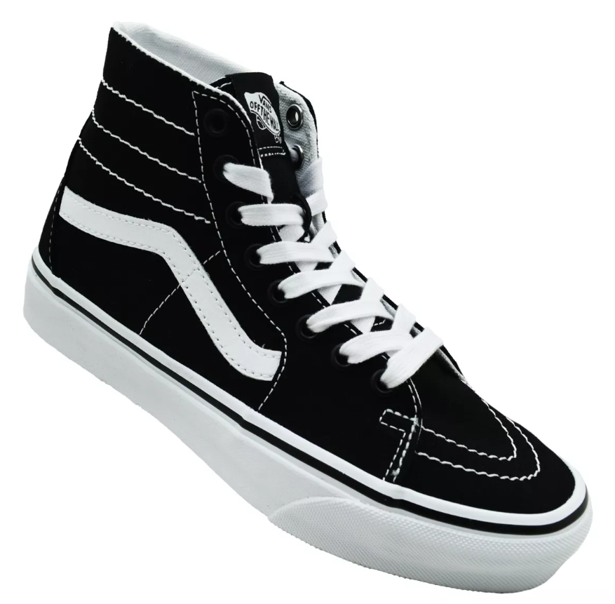 Tenis Casual Vans SK8-Hi Tapered Color Negro Unisex.