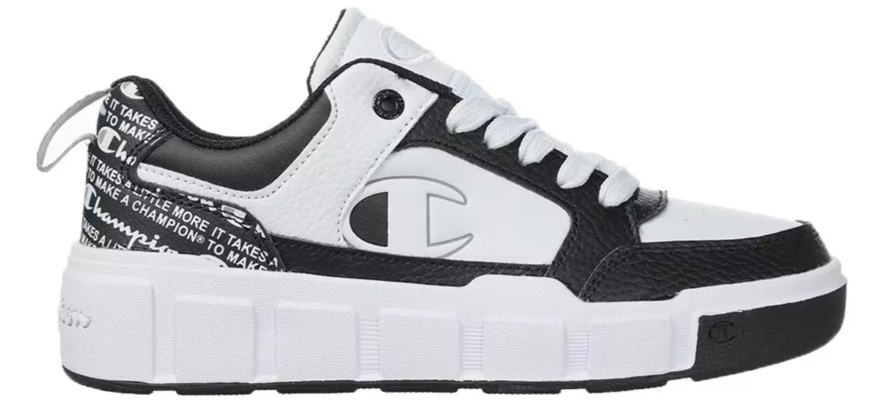 Tenis Casual Champion Drome Vector Lo Color Blanco/Negro Para Mujer.
