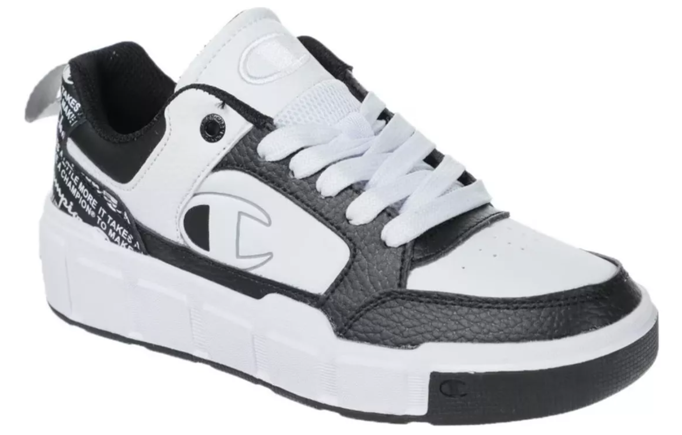 Tenis Casual Champion Drome Vector Lo Color Blanco/Negro Para Mujer.