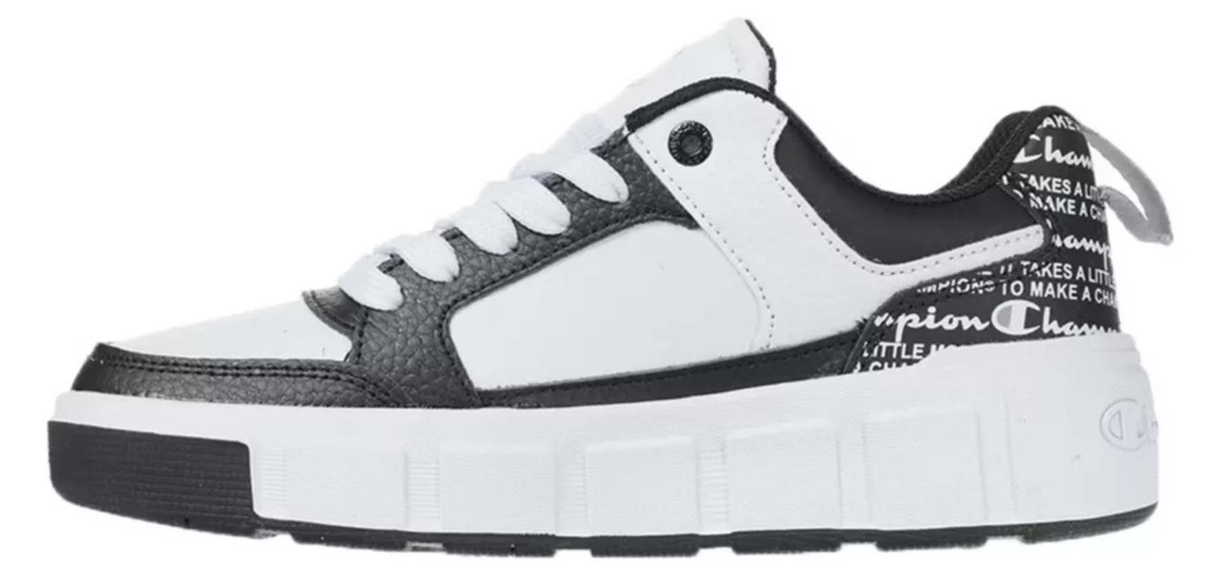 Tenis Casual Champion Drome Vector Lo Color Blanco/Negro Para Mujer.