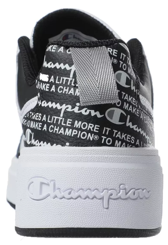 Tenis Casual Champion Drome Vector Lo Color Blanco/Negro Para Mujer.