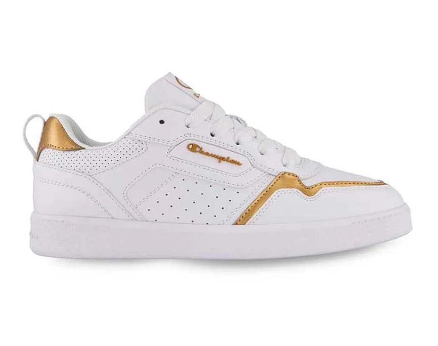 Tenis Casual Champion Lore Color Blanco/Dorado Para