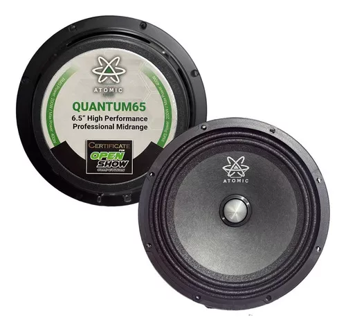 Medios Rangos Atomic Quantum65 6.5 PuLG 200 W 2 Vías Open Show.