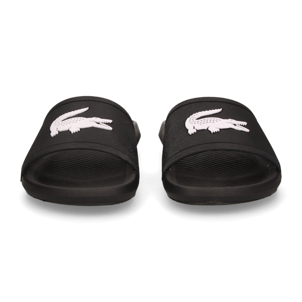 Sandalias Lacoste Croco Slide Negro Hombre 37CMA0018