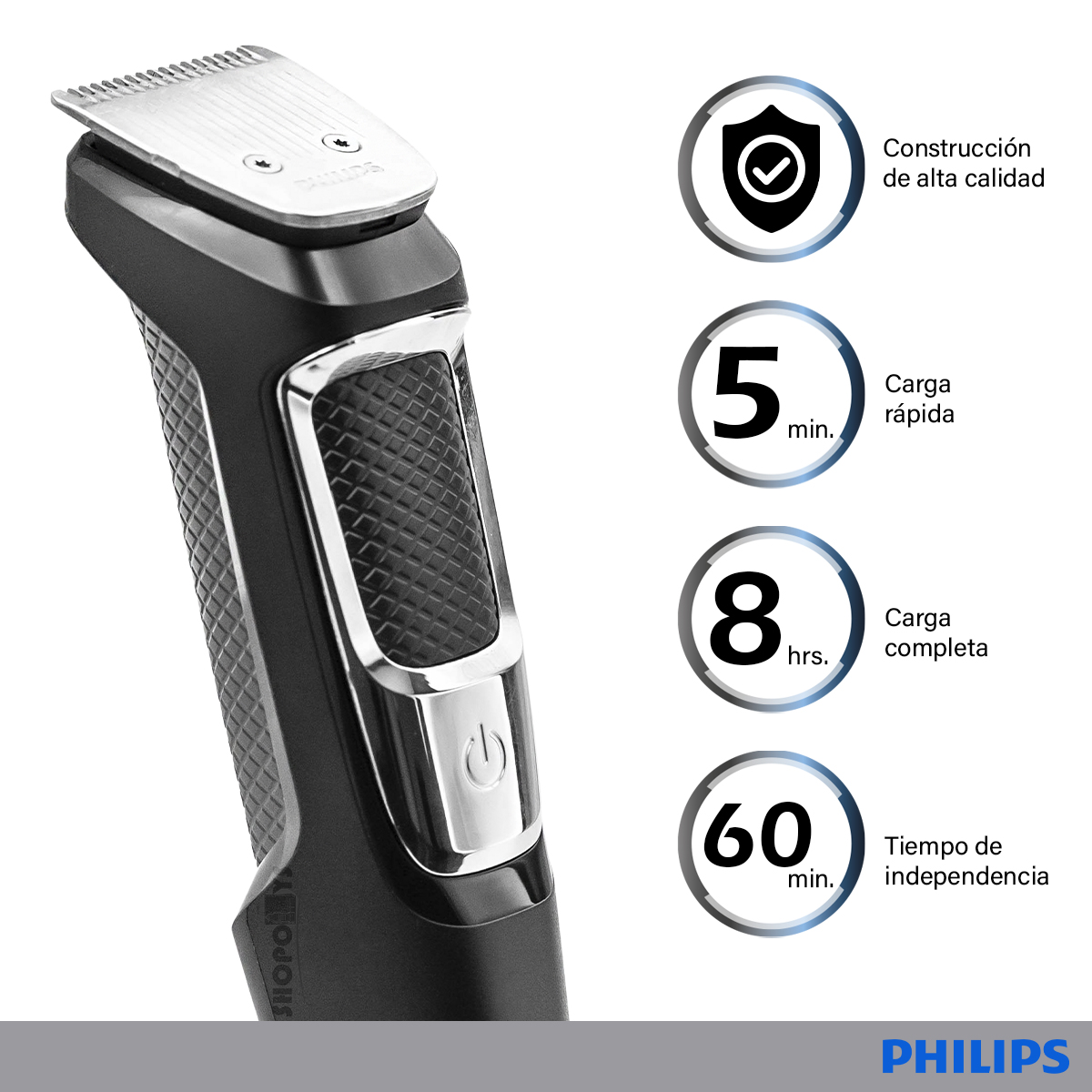 Máquina Recortadora Philips Norelco Barba Bigote Delineadora Nasal Original