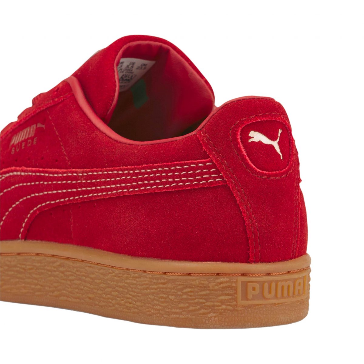 Tenis Casual Puma Suede Classic Vogue Color Rojo Para Mujer