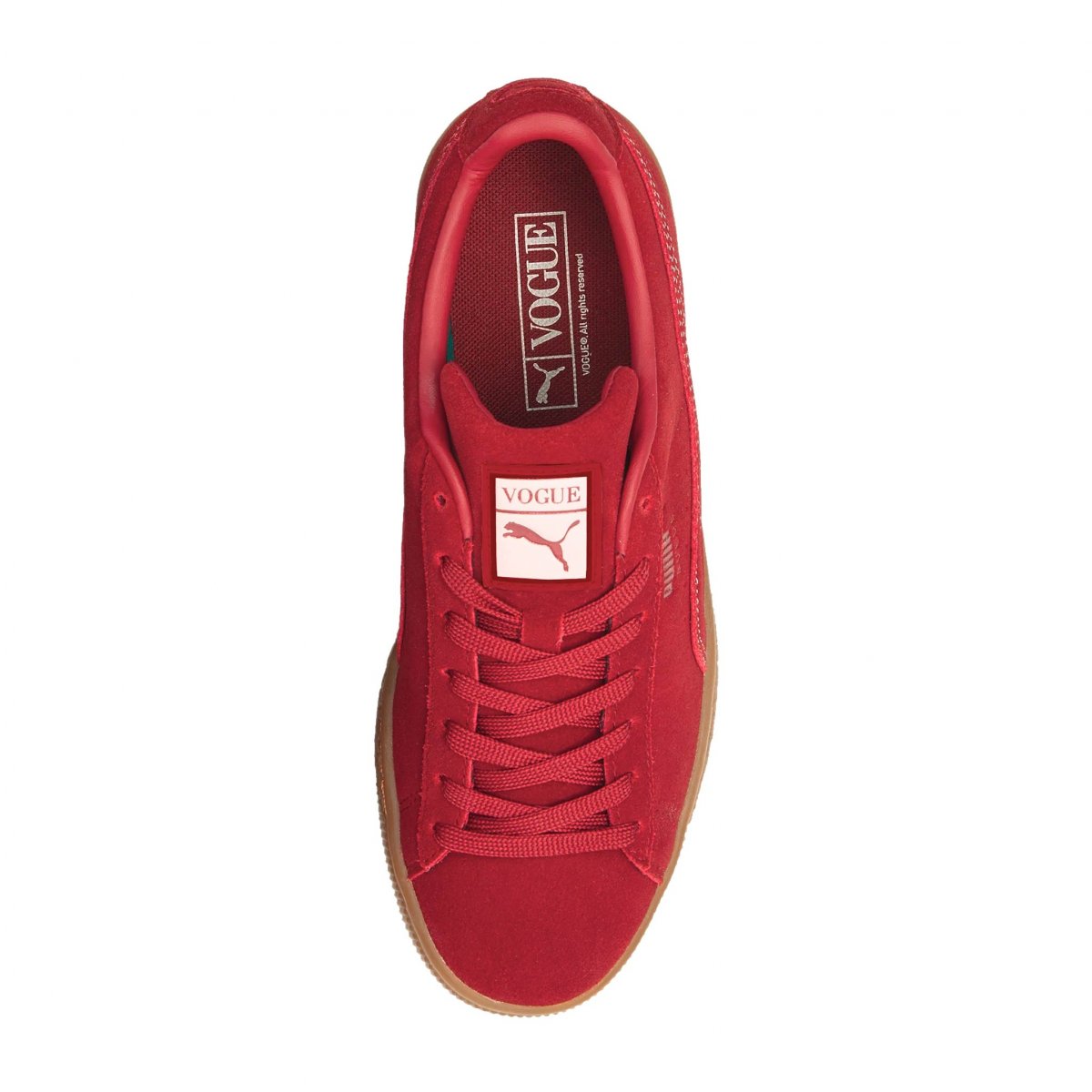 Tenis Casual Puma Suede Classic Vogue Color Rojo Para Mujer