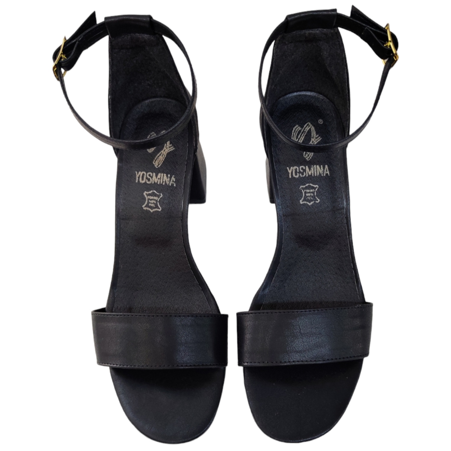 Sandalias Tacón Bajo 6cm 2 En 1 Pulsera Y Correa Gladiador Con Plantilla de Piel 100% Natural Envío Gratis Agregando dos Pares de Productos Yosmina