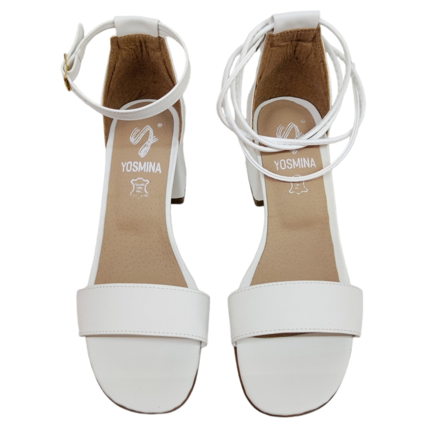 Sandalias Tacón Bajo 6cm 2 En 1 Pulsera Y Correa Gladiador Con Plantilla de Piel 100% Natural Envío Gratis Agregando dos Pares de Productos Yosmina