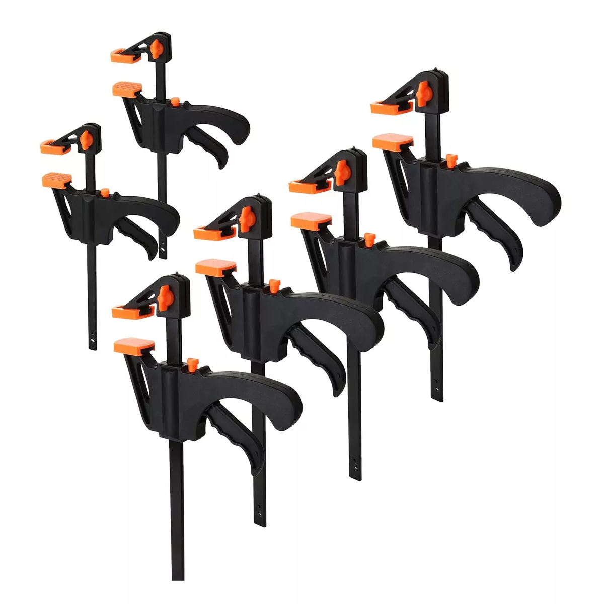 Kit 6in Pinzas De Presion Para Carpintería 6 Piezas