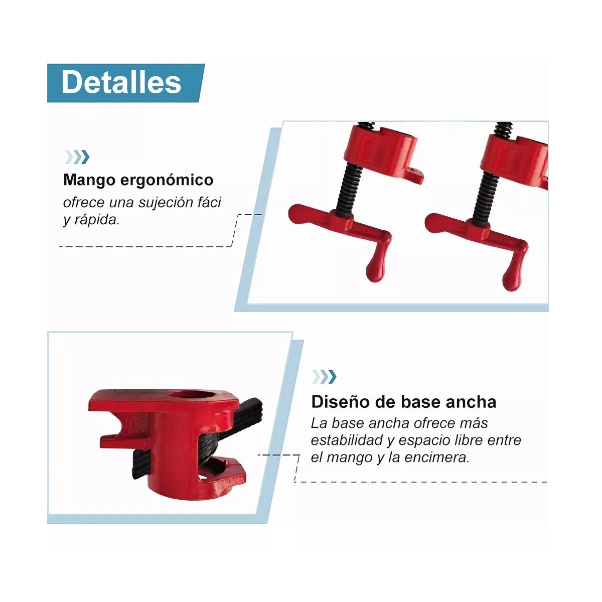 Prensa / Sargento Para Madera De Tubo 3/4 Pz