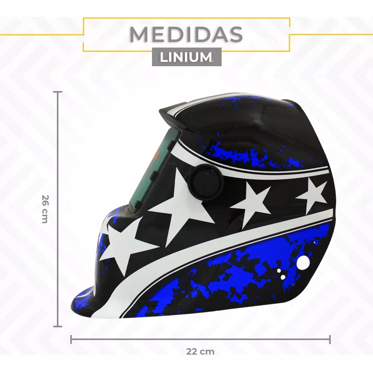 Careta Soldar Industrial Solar Electronica Soldador Estrellas