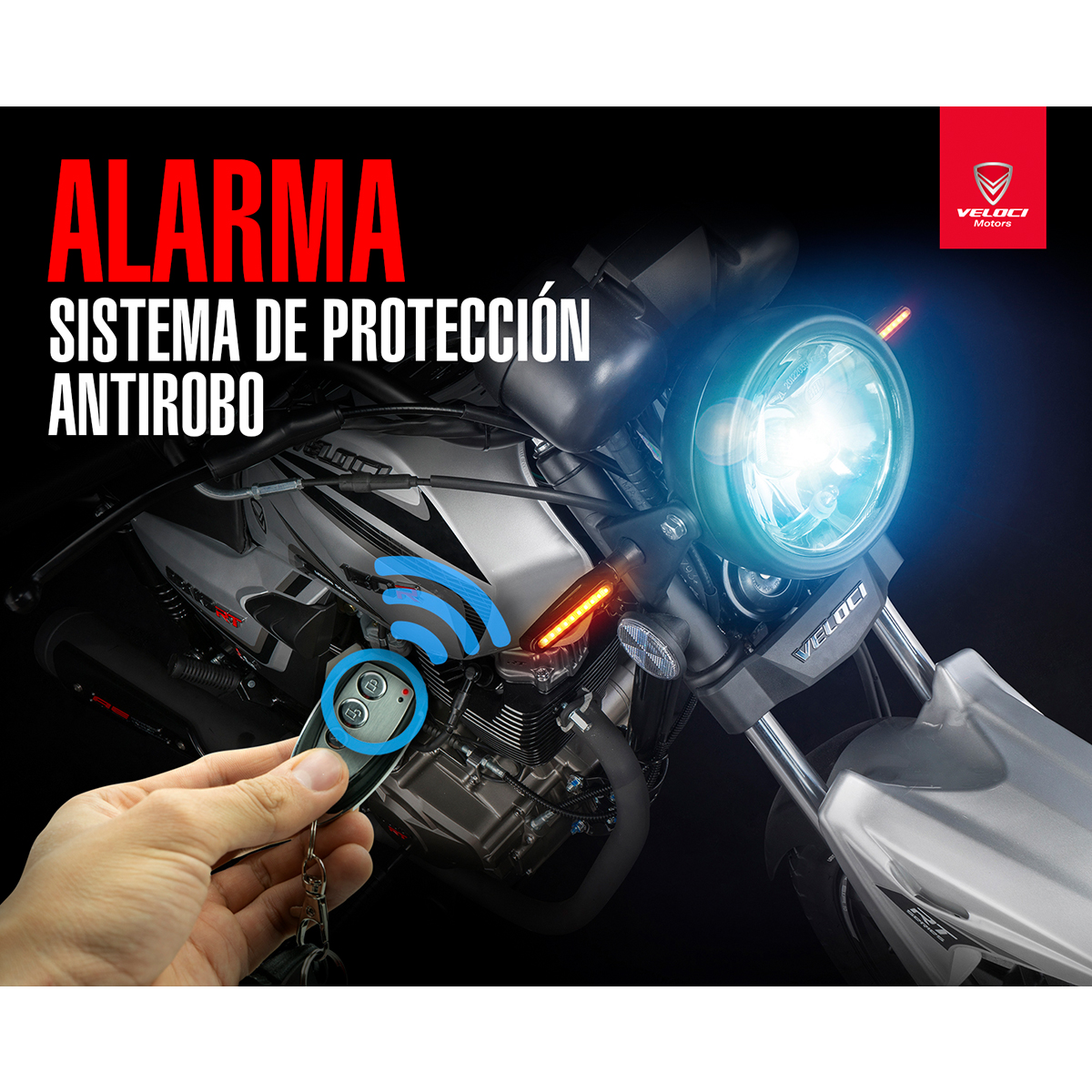 Motocicleta Veloci Drako RT 150 CC Plata 2024