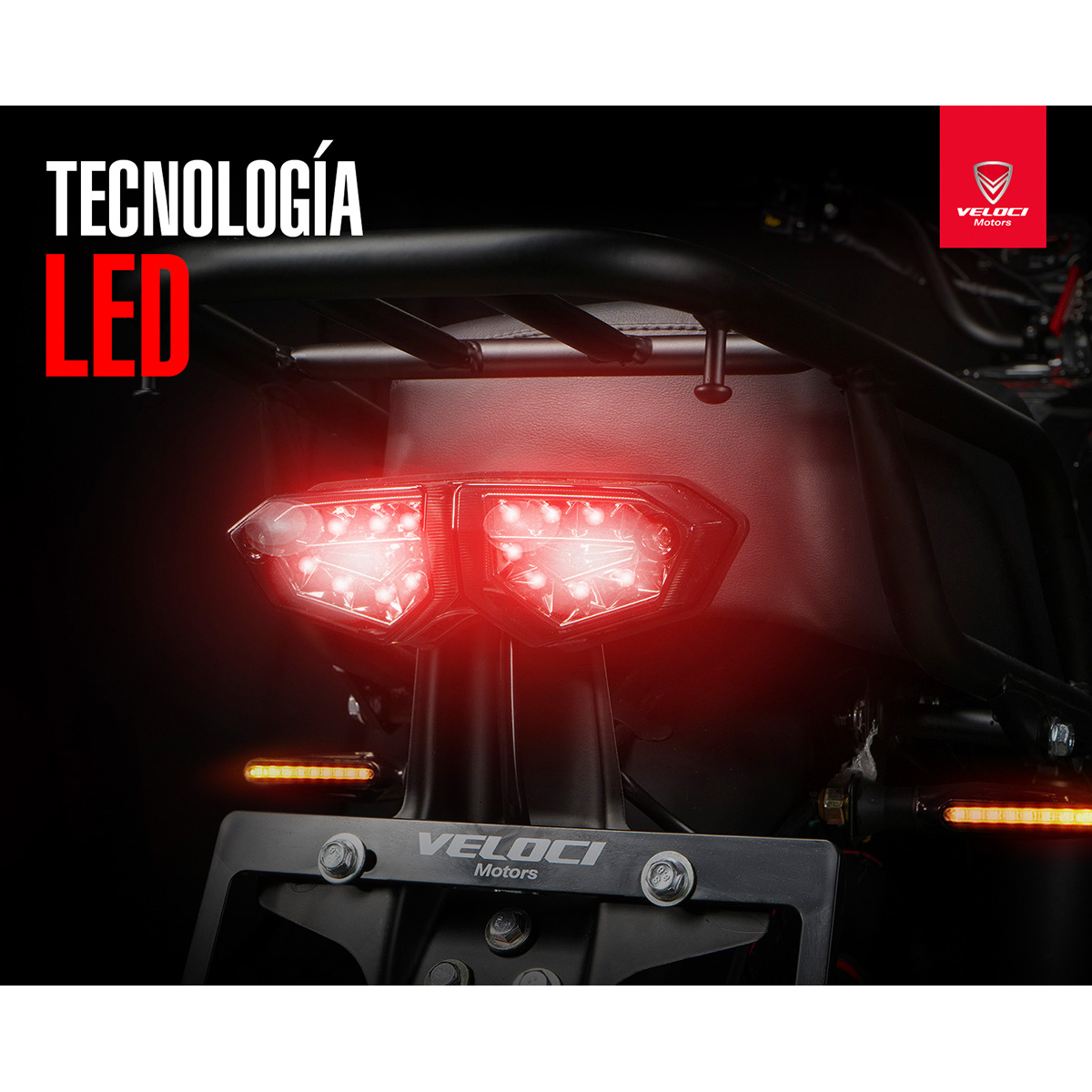 Motocicleta Veloci Boxter RT3 200 CC Negro 2024.