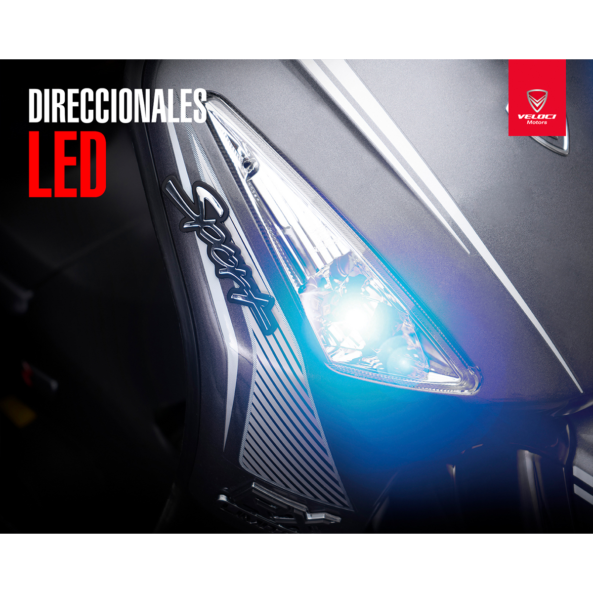 Motocicleta Veloci Draxter RX Sport Limited 125 CC Plata 2024