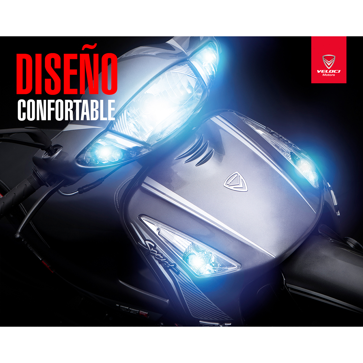 Motocicleta Veloci Draxter RX Sport Limited 125 CC Plata 2024