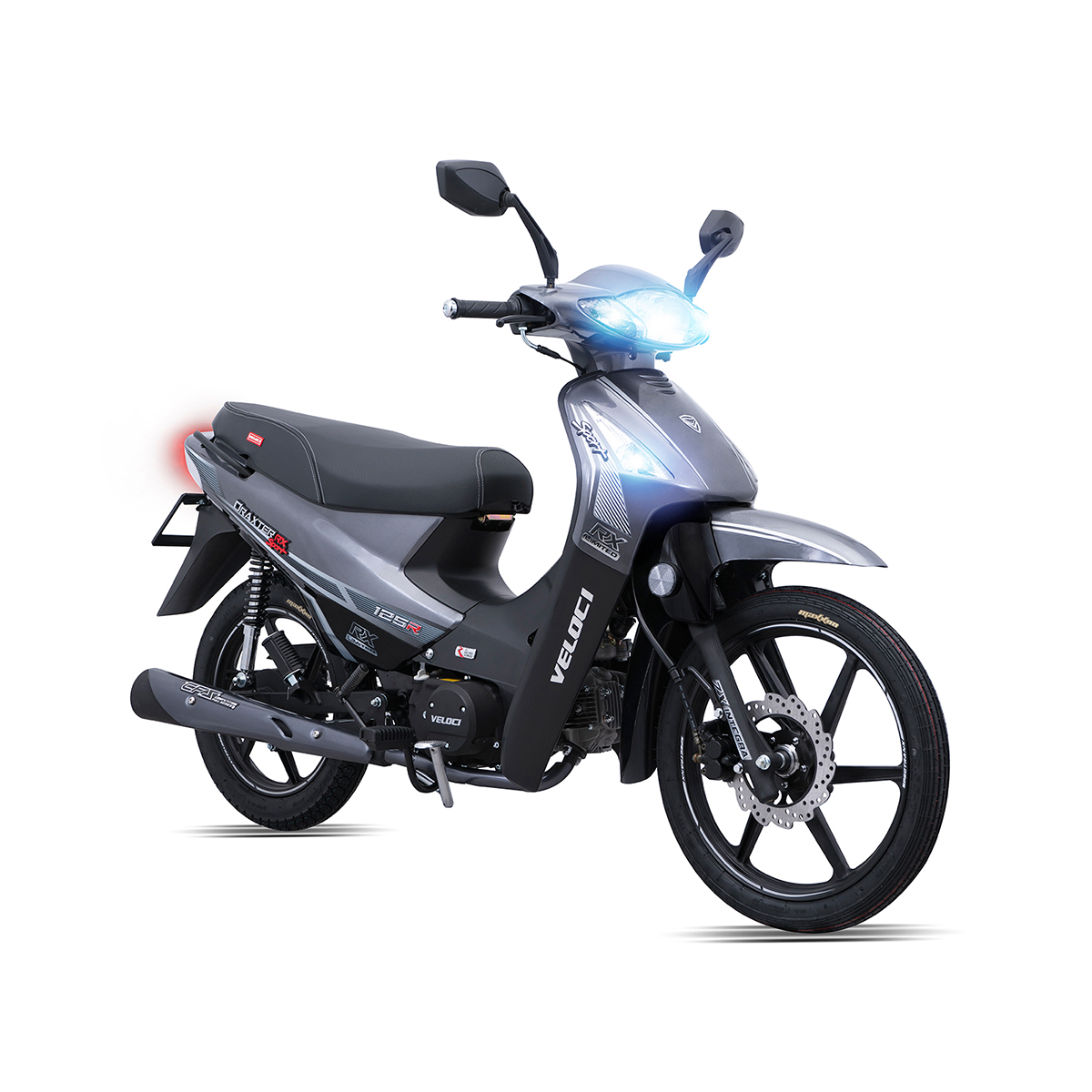 Motocicleta Veloci Draxter RX Sport Limited 125 CC Plata 2024