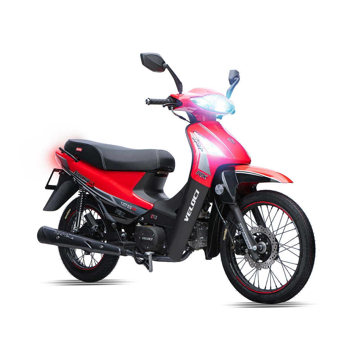 Motocicleta Veloci Draxter RX Sport 125 CC Rojo 2024