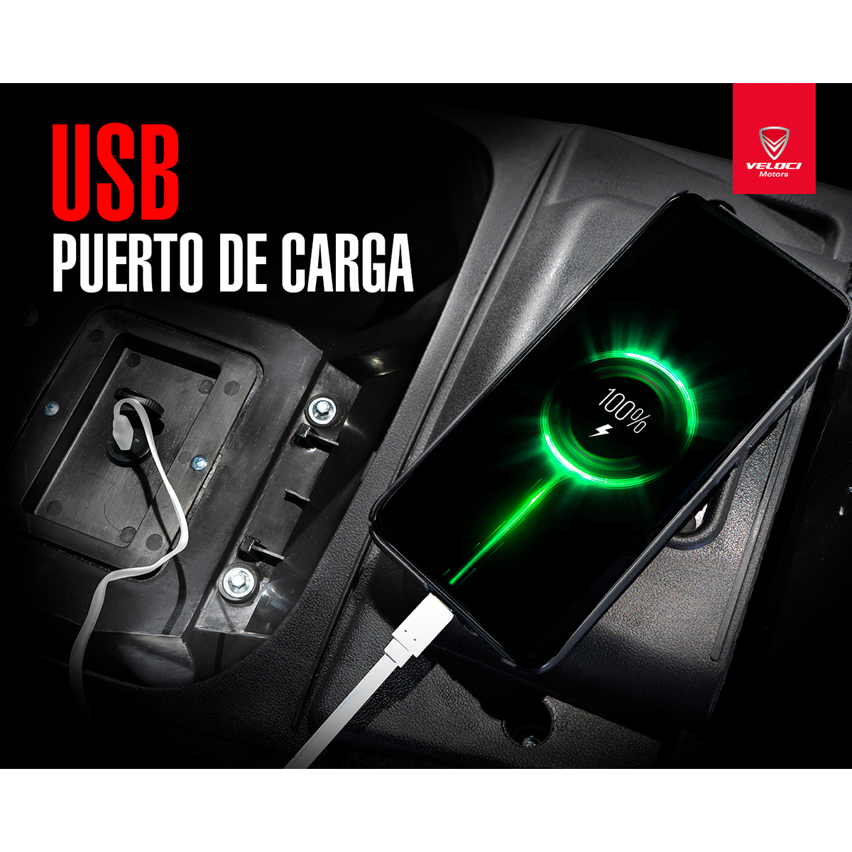 Motocicleta Veloci Draxter RX Sport 125 CC Rojo 2024