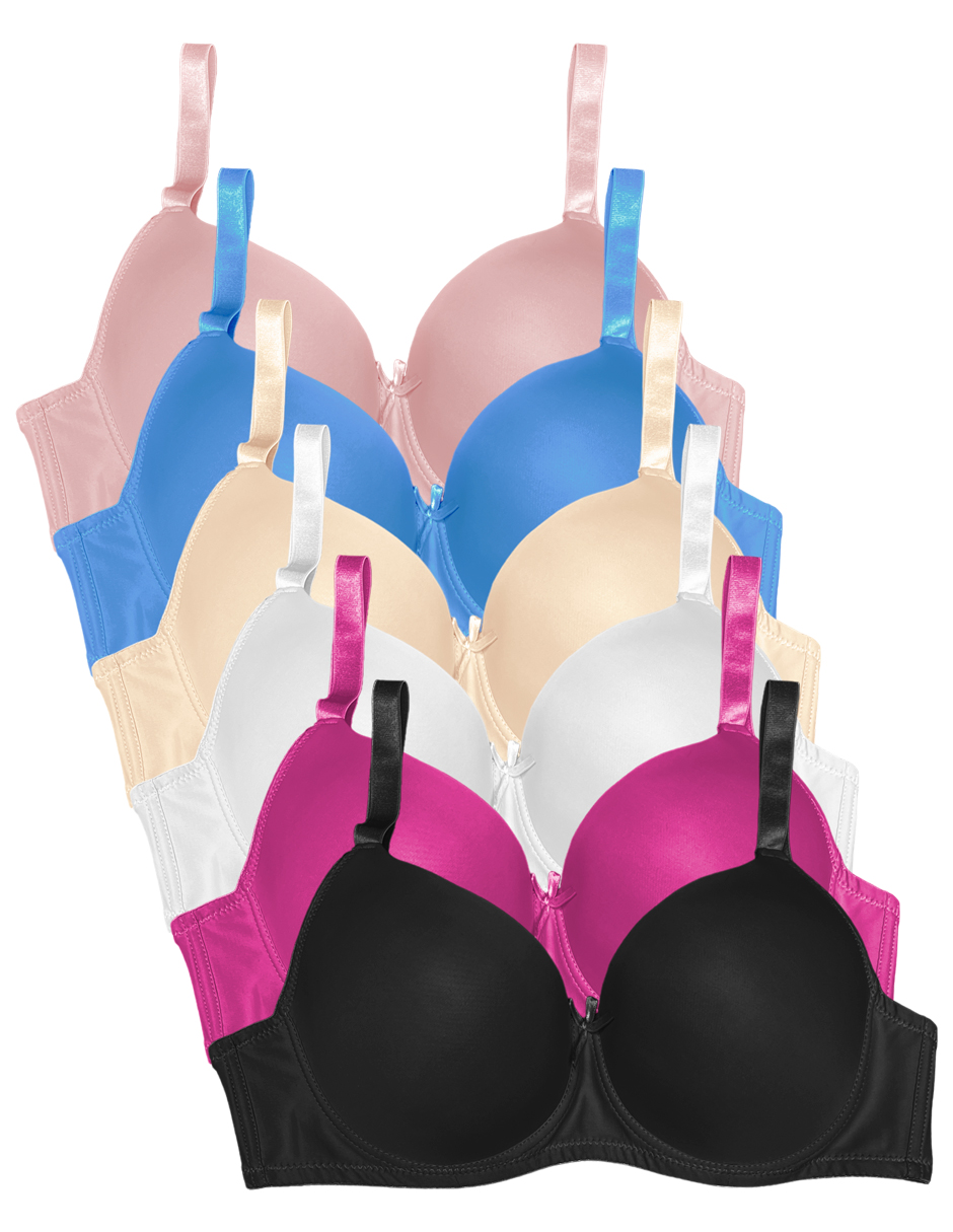 Paquete de 6 Brasier Copas Grandes D, DD y DDD con 6 Diferentes Colores.
