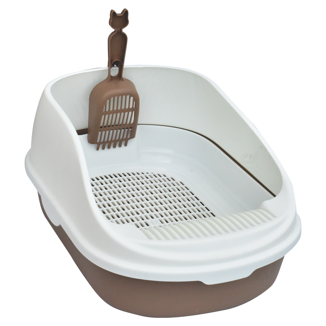 Arenero Para Gato Gatera con cernidor Y Pala 56x39x26 7646