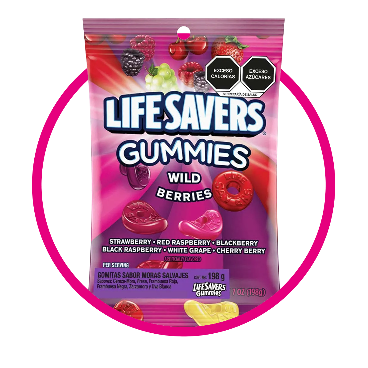 LIFESAVERS GUMMIES BERRIES BOLSA 198G	