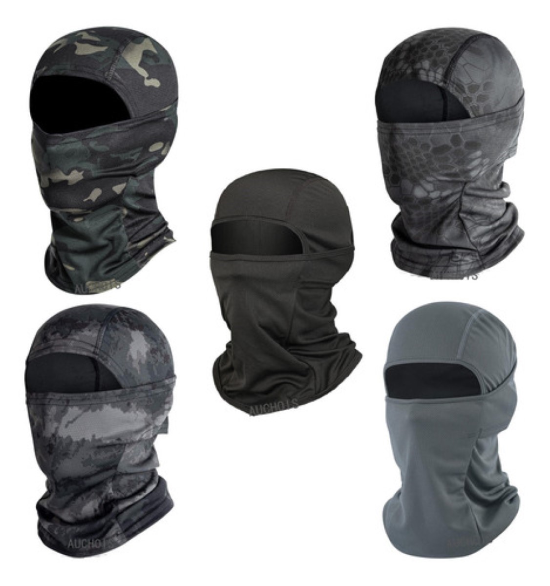 "5pz Pasamontañas Balaclava Tactico Máscara Para Motociclista "