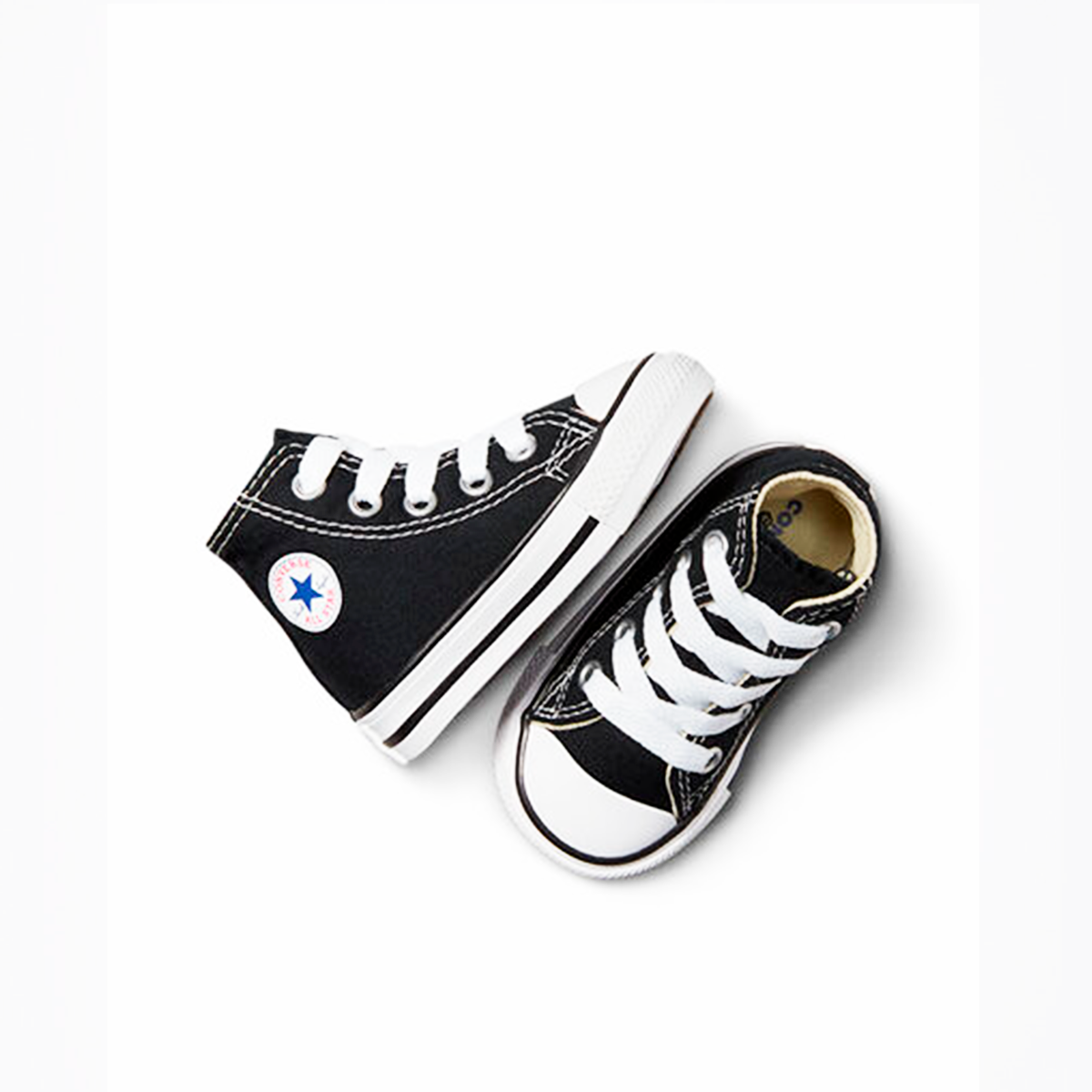 Tenis Converse Chuck Taylor All Star Negros Bota Lona Bebe