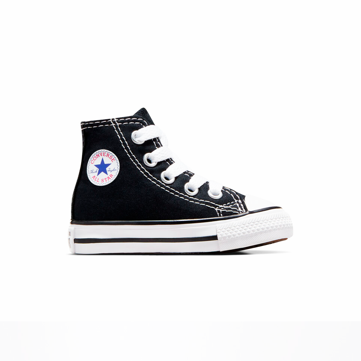 Tenis Converse Chuck Taylor All Star Negros Bota Lona Bebe