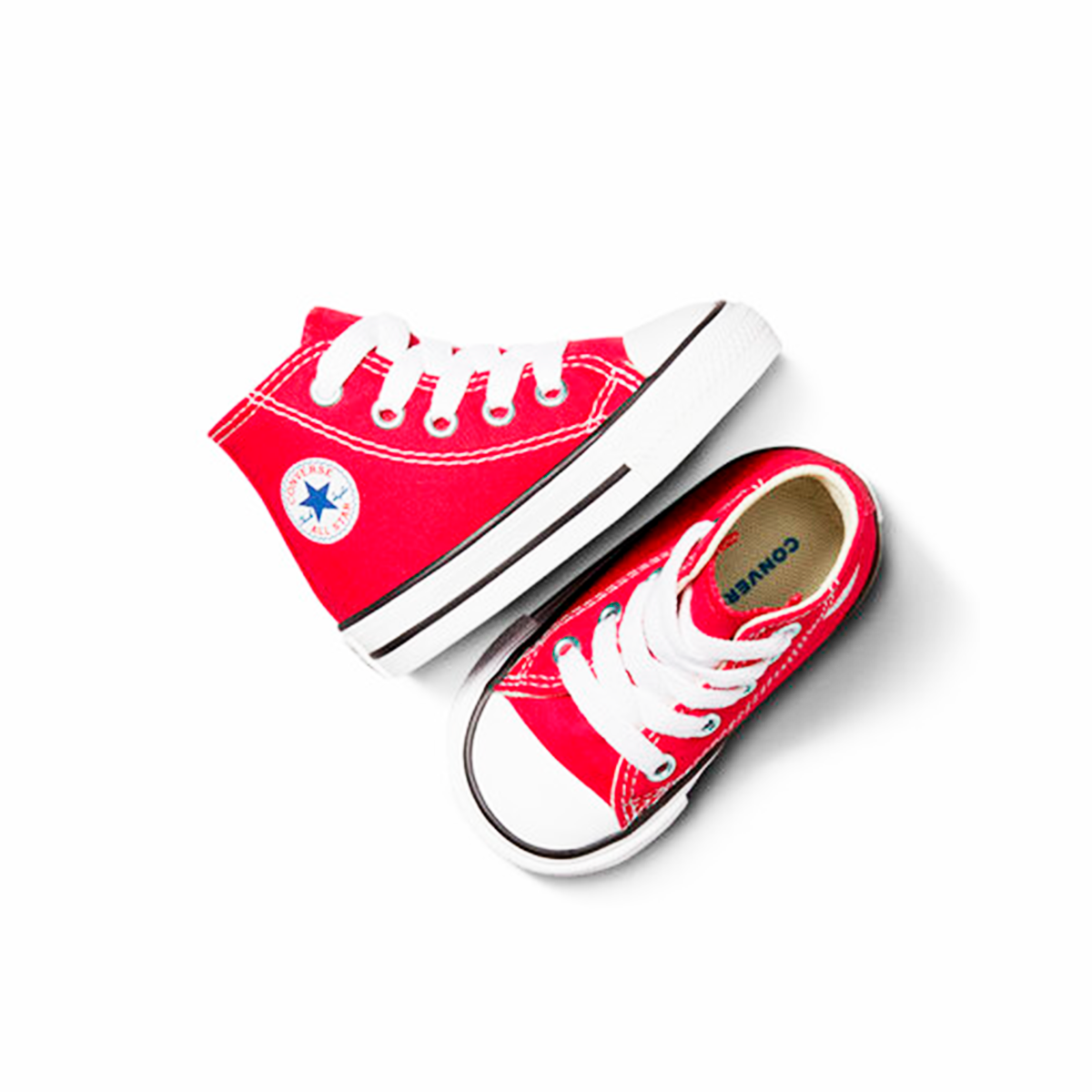 Tenis Converse Chuck Taylor All Star Rojos Bota Lona Bebe