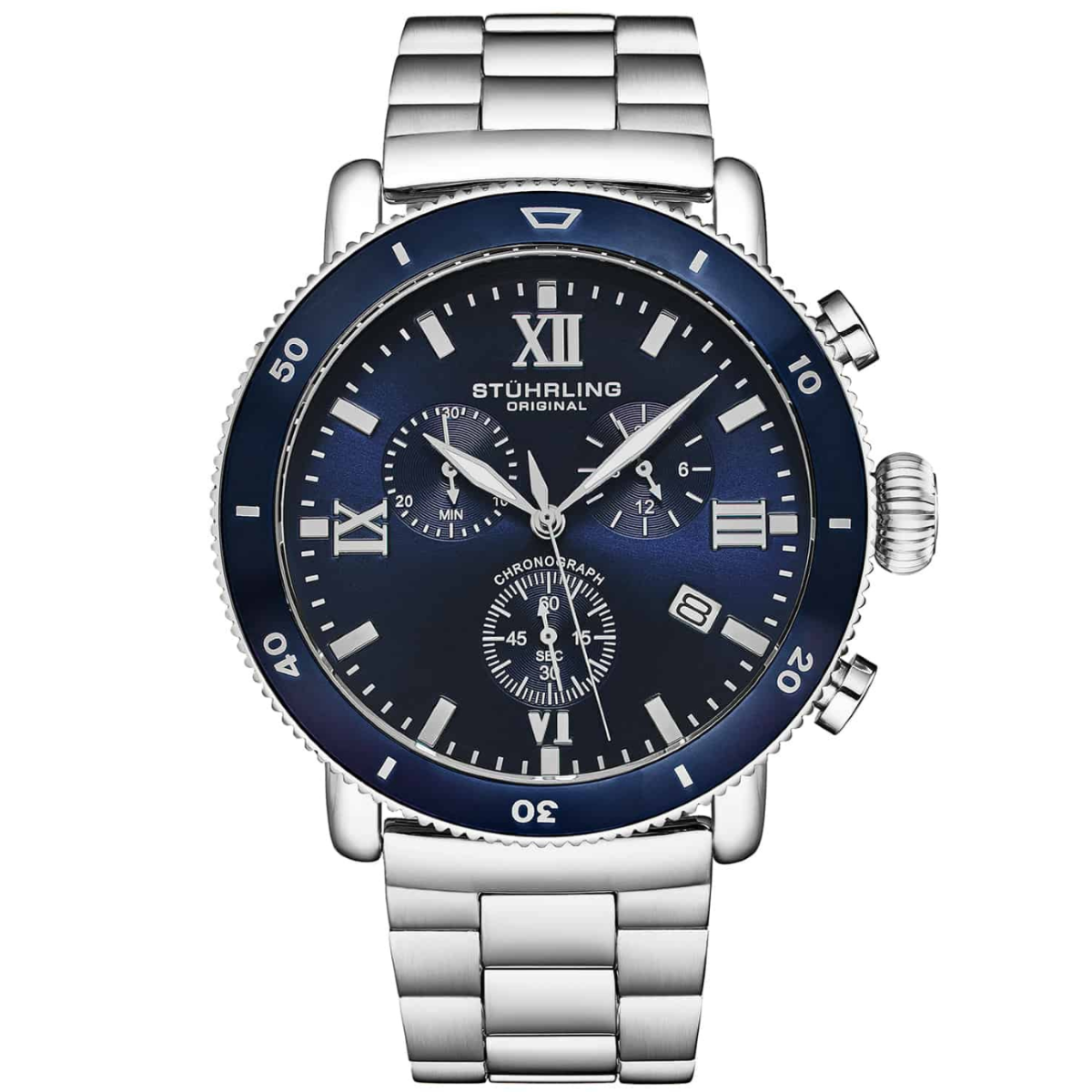 Reloj Stuhrling para Hombre con Cronógrafo modelo Cuarzo 48mm