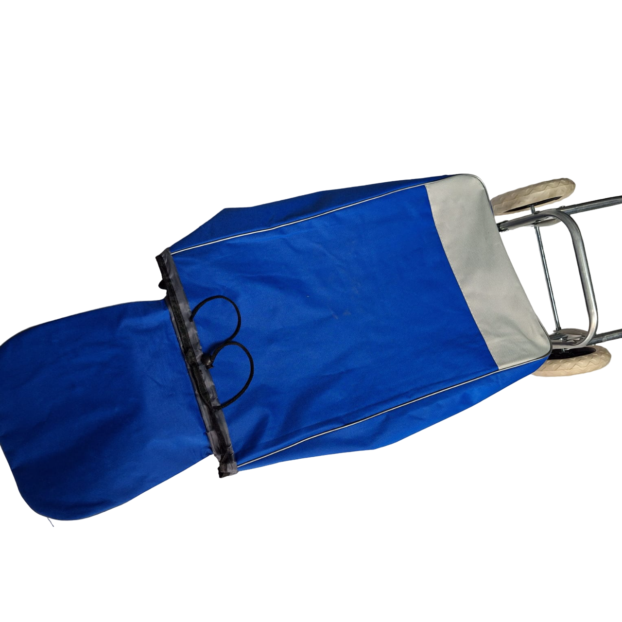 Carrito Plegable Para Compras Mandado Bolsa Resistente Color Azul