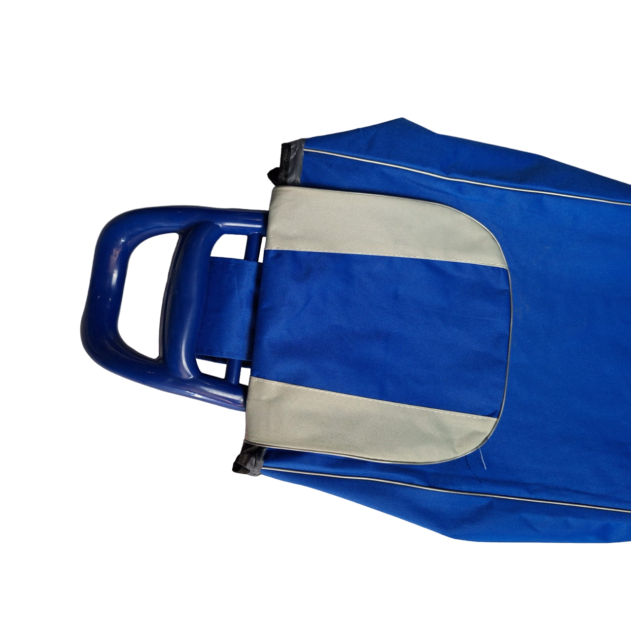 Carrito Plegable Para Compras Mandado Bolsa Resistente Color Azul