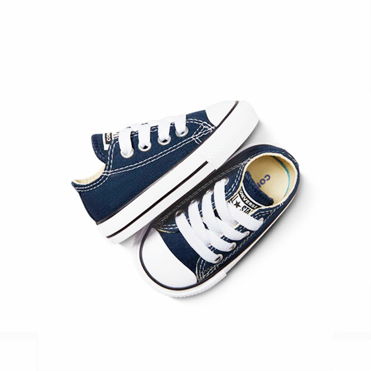 Tenis Converse Chuck Taylor All Star Azules Choclo Lona Bebe