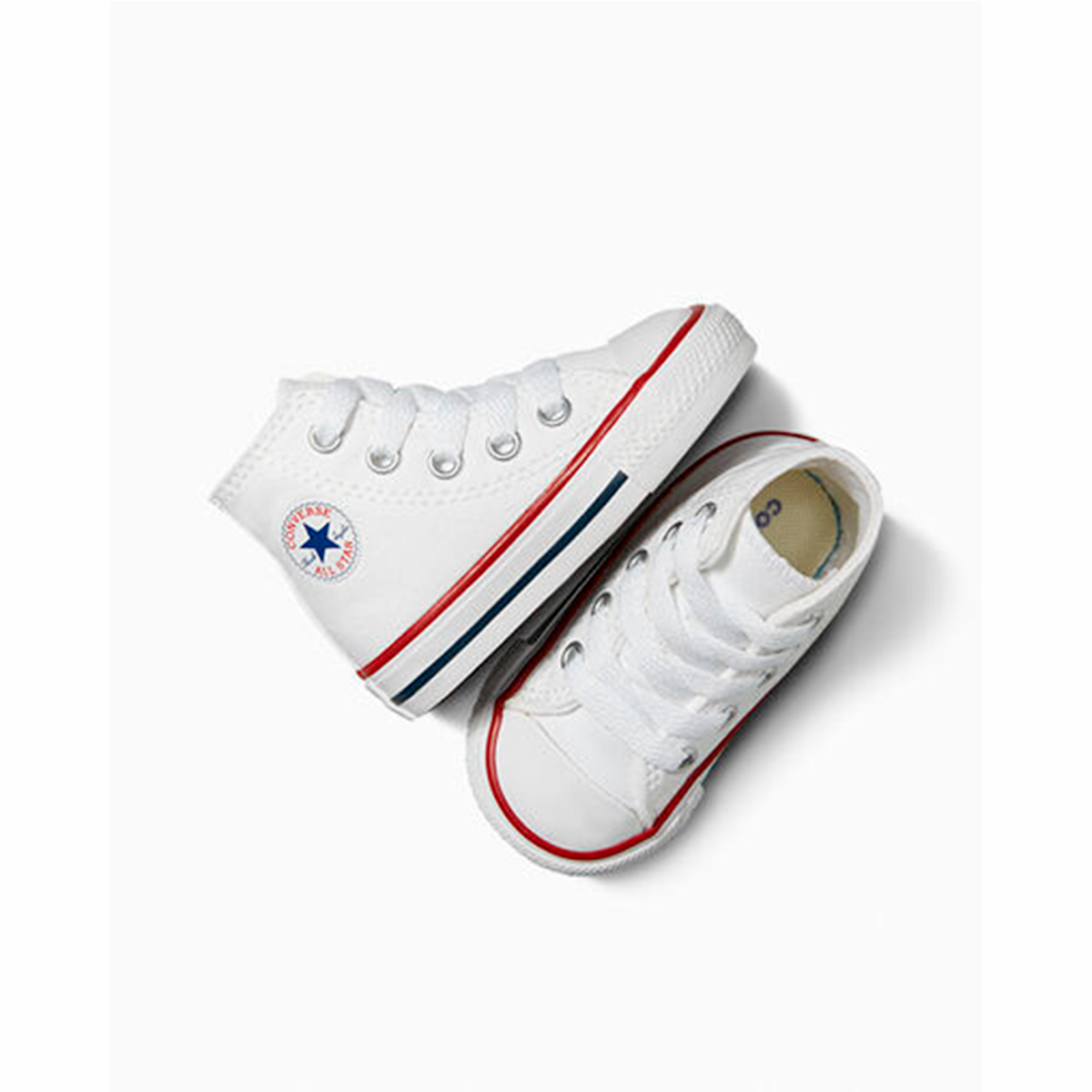 Tenis Converse Chuck Taylor All Star Blancos Bota Lona Bebe